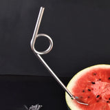 Maxbell Straws Spoons Coffee Stirrer Multifunctional for Stirring Coffee Cocktail Style B
