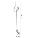 Maxbell Straws Spoons Coffee Stirrer Multifunctional for Stirring Coffee Cocktail Style C