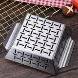 Maxbell Stainless Steel grill Accessories BBQ Grill Pan Grilling Bowl M