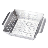 Maxbell Stainless Steel grill Accessories BBQ Grill Pan Grilling Bowl M