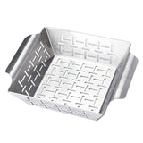 Maxbell Stainless Steel grill Accessories BBQ Grill Pan Grilling Bowl M