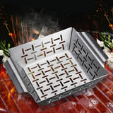 Maxbell Stainless Steel grill Accessories BBQ Grill Pan Grilling Bowl M