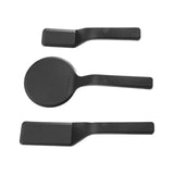 Maxbell 3 Pieces Cooking Spatula Kitchenware Utensils for Barbecue Hiking Home