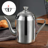 Maxbell Stainless Steel Oil Pot Bottle Oil Storage Container for Camping With Filter Mesh