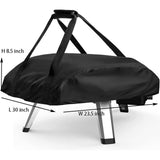 Maxbell Pizza Oven cover Outdoor Pizza Oven Cover With 2 Adjustable Webbing 30x23.5x8.5 inch