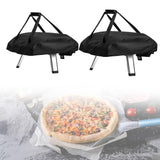 Maxbell Pizza Oven cover Outdoor Pizza Oven Cover With 2 Adjustable Webbing 30x23.5x8.5 inch