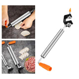 Maxbell Stainless Steel Rolling Pin Household for Pastries Pizza Making Supplies S