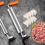 Maxbell Stainless Steel Rolling Pin Household for Pastries Pizza Making Supplies S
