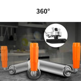 Maxbell Stainless Steel Rolling Pin Household for Pastries Pizza Making Supplies S