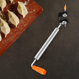 Maxbell Stainless Steel Rolling Pin Household for Pastries Pizza Making Supplies S