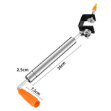 Maxbell Stainless Steel Rolling Pin Household for Pastries Pizza Making Supplies S