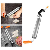 Maxbell Stainless Steel Rolling Pin Household for Pastries Pizza Making Supplies L