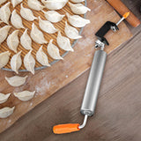 Maxbell Stainless Steel Rolling Pin Household for Pastries Pizza Making Supplies L