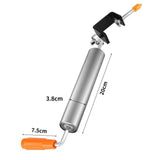 Maxbell Stainless Steel Rolling Pin Household for Pastries Pizza Making Supplies L