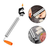 Maxbell Stainless Steel Rolling Pin Household for Pastries Pizza Making Supplies Lengthen