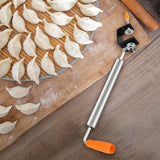 Maxbell Stainless Steel Rolling Pin Household for Pastries Pizza Making Supplies Lengthen