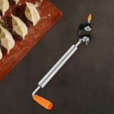 Maxbell Stainless Steel Rolling Pin Household for Pastries Pizza Making Supplies Lengthen