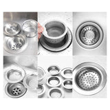 Maxbell 100Pcs Sink Strainer Mesh for Collecting Kitchen Food Waste Leftover Garbage Thickened