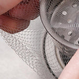 Maxbell 100Pcs Sink Strainer Mesh for Collecting Kitchen Food Waste Leftover Garbage Coarse Mesh