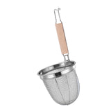 Maxbell Multipurpose Flexible Wooden Handles for Cooking Frying Restaurant High Edge