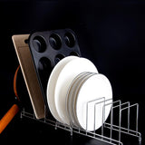 Maxbell Pot and Pan Organizers Rack Expandable Multipurpose Reusable for Pot Dish