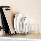 Maxbell Pot and Pan Organizers Rack Expandable Multipurpose Reusable for Pot Dish
