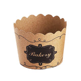Maxbell 50Pcs Baking Cups Baking Tools Decoration for Restaurant Dessert Shop Style A