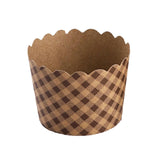 Maxbell 50Pcs Baking Cups Baking Tools Decoration for Restaurant Dessert Shop Style E