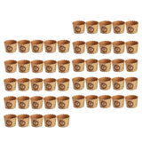 Maxbell 50Pcs Baking Cups Baking Tools Decoration for Restaurant Dessert Shop Style H