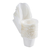 Maxbell 50Pcs Cafe Filters Paper with Lid for 1.0 & 2.0 Coffee Maker Accessories Style A
