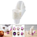 Maxbell 50Pcs Cafe Filters Paper with Lid for 1.0 & 2.0 Coffee Maker Accessories Style A