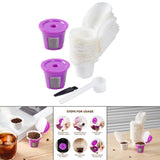 Maxbell 50Pcs Cafe Filters Paper with Lid for 1.0 & 2.0 Coffee Maker Accessories Style B