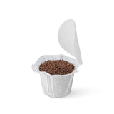Maxbell 50Pcs Cafe Filters Paper with Lid for 1.0 & 2.0 Coffee Maker Accessories Style B