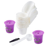 Maxbell 50Pcs Cafe Filters Paper with Lid for 1.0 & 2.0 Coffee Maker Accessories Style C