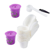Maxbell 50Pcs Cafe Filters Paper with Lid for 1.0 & 2.0 Coffee Maker Accessories Style C