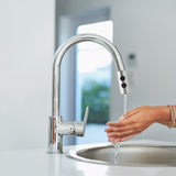 Maxbell Shower Holder Kitchen Tap Faucet Pull Out Adjustable Shower Bracket for Sink plating
