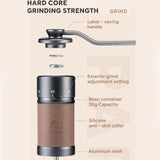 Maxbell Manual Coffee Grinders Aluminum Alloy Vintage Style for Espresso