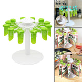 Maxbell Rotate Spice Holder Spice Holder Seasoning Bag Storage Hanging for Kitchen