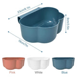 Maxbell Creative Mini Hang Garbage Can Wall Mounted Durable for Cabinet Door Car blue