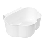 Maxbell Creative Mini Hang Garbage Can Wall Mounted Durable for Cabinet Door Car white