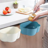 Maxbell Creative Mini Hang Garbage Can Wall Mounted Durable for Cabinet Door Car white