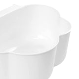 Maxbell Creative Mini Hang Garbage Can Wall Mounted Durable for Cabinet Door Car white