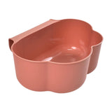 Maxbell Creative Mini Hang Garbage Can Wall Mounted Durable for Cabinet Door Car pink