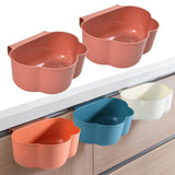 Maxbell Creative Mini Hang Garbage Can Wall Mounted Durable for Cabinet Door Car pink