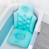 Maxbell Full Body Bathtub Cushion Accessories Breathable Waterproof for Bathroom Tub Blue