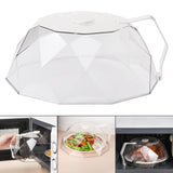 Maxbell Household Microwave Cover Multifunctional Oilproof for Dining Table Barbecue Clear
