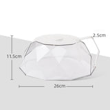 Maxbell Household Microwave Cover Multifunctional Oilproof for Dining Table Barbecue Clear