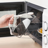 Maxbell Household Microwave Cover Multifunctional Oilproof for Dining Table Barbecue Clear