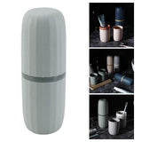 Maxbell Travel Toothbrush Holder Wash Gargle Cup Compact for Outdoor Shower Camping Green