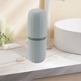 Maxbell Travel Toothbrush Holder Wash Gargle Cup Compact for Outdoor Shower Camping Green
